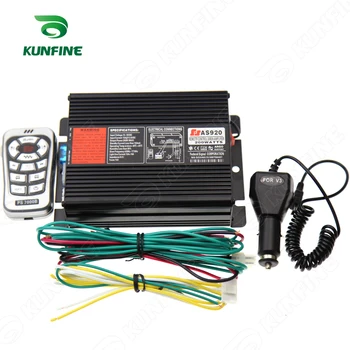 

200W wireless Car Electronic siren warning siren 10 tones with remote light switches without speaker Drop shipping