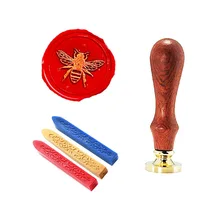 Подпись индивидуальная восковая печать штамп пчелы, насекомые Летающий