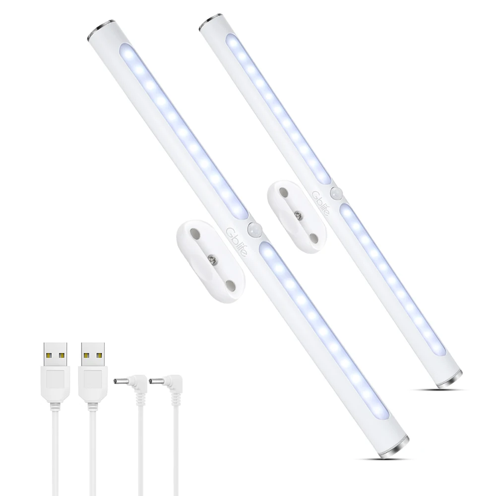 

2pcs GBlife 18006 LED Automatic Lights PIR Rechargeable Iron Magnet Cylinder On Sale