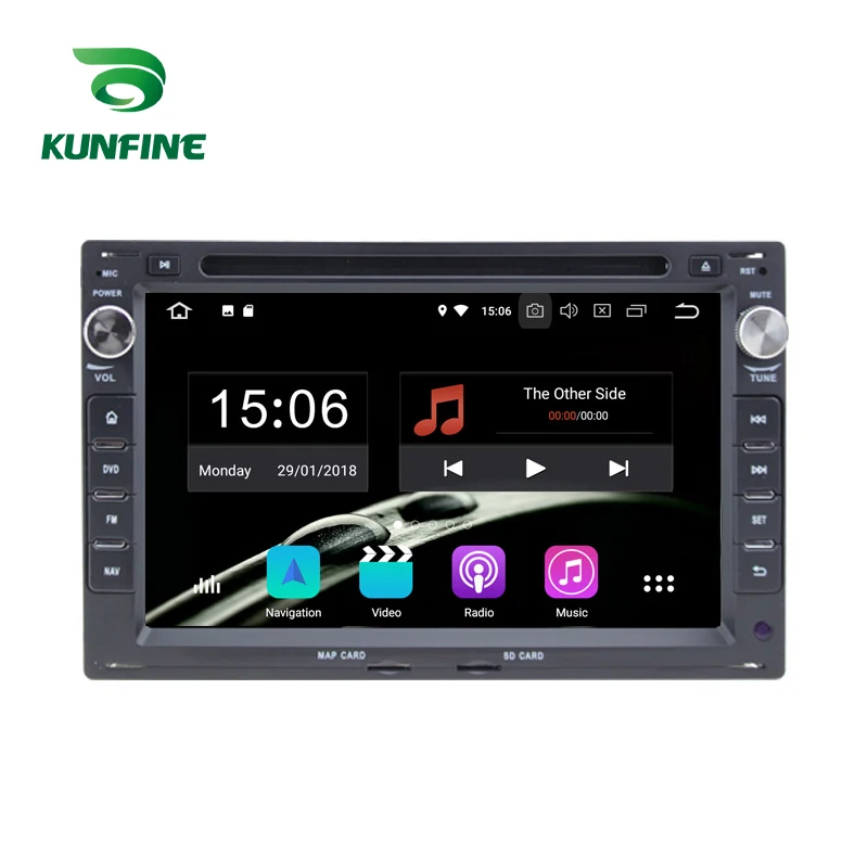 Perfect Android 9.0 Core PX6 A72 Ram 4G Rom 64G Car DVD GPS Multimedia Player Car Stereo For VW Jetta 1999-20050 Radio Headunit 4
