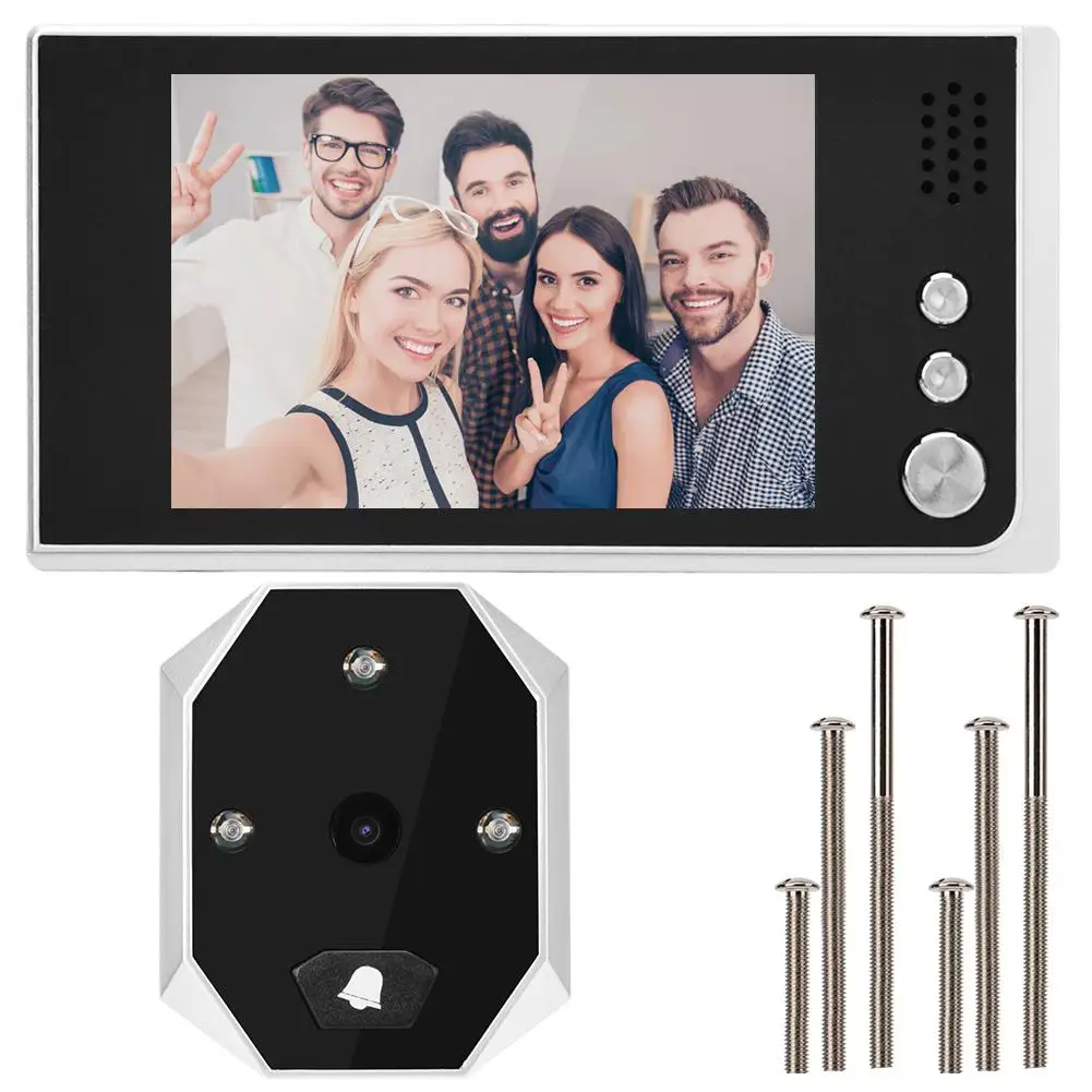 

3.5inch 2MP LCD Electronic Security Camera Night Vision Digital Door Viewer Ring Video Visual Doorbell