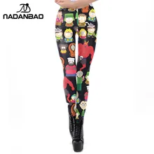 Nadanbao Новые поступления, женские леггинсы, мультяшный рисунок, 3D принт, леггинсы для фитнеса, тренировки, леггинсы для девочек размера плюс, штаны
