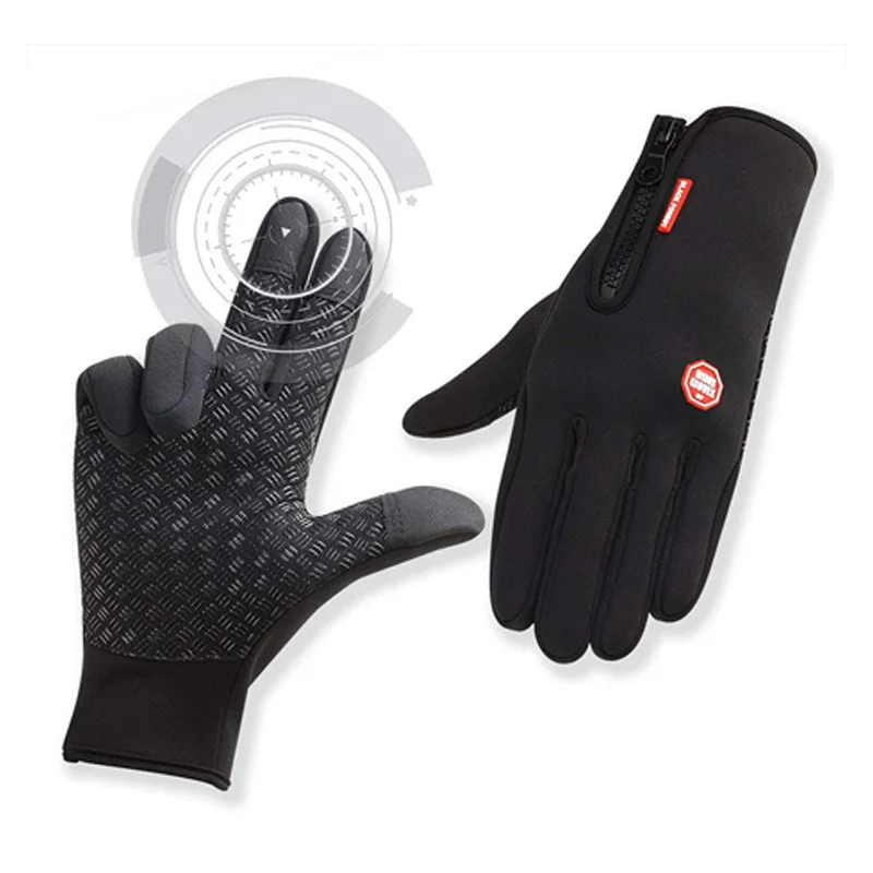 Waterproof Cycling Gloves Outdoor Full Finger Gloves-MUSIC | Спорт и развлечения