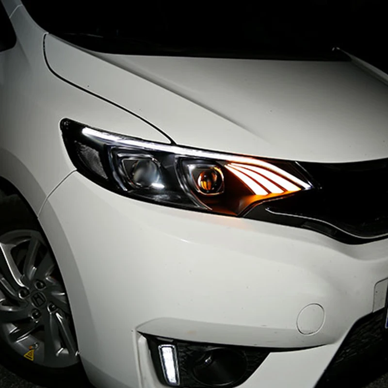 ROADOT 1 комплект Светодиодные Автомобильные аксессуары головные лампы для Honda 2014 2015
