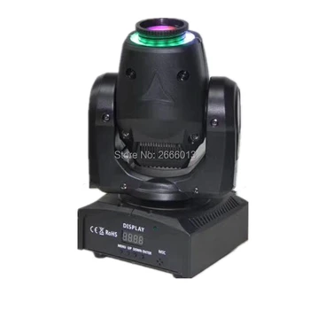 

30W LED Gobo/pattern Moving Head Stage Lighting With RGB LED Strip Good For DJ Disco Party Dance Floor DMX512 LED DJ Spot Light