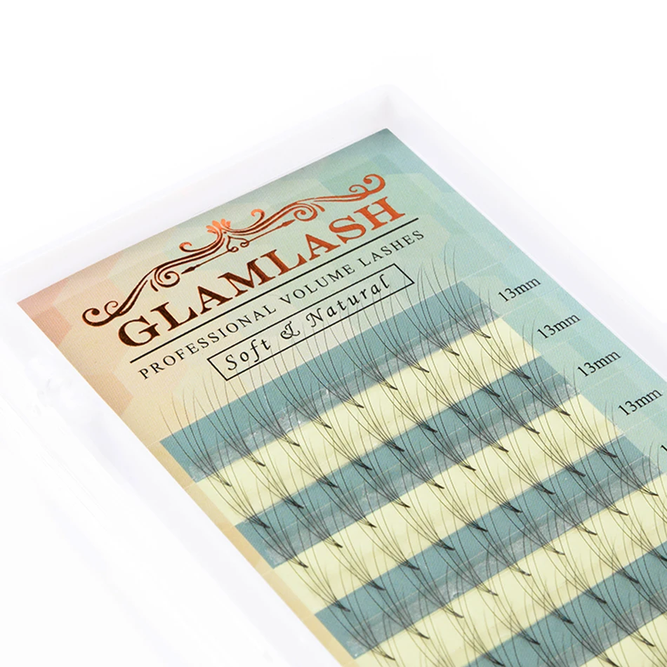 Оптовая Продажа Готовых ресниц GLAMLASH 2d 3d 4d 5d 6d русский объем синтетические