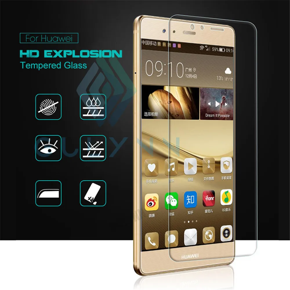 Gulinn супер HD прозрачное закаленное стекло для Huawei Honor 89 10 Play 9i Y6 Y7 Prime Y5 3 2018 Mate Rs 7A Lite