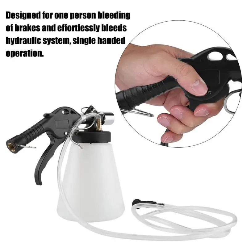 Car Brake Bleeder Bleeding Fluid Change Kit Air Pneumatic Garage Vacuum