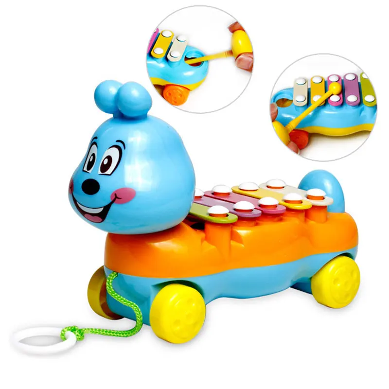 Children's Kids Hand knock Piano Pull Animal Music Musical Instrument Toys Learning YJS Dropship Children's Kids Hand knock Piano Pull Animal Music Musical Instrument Toys Learning YJS Dropship