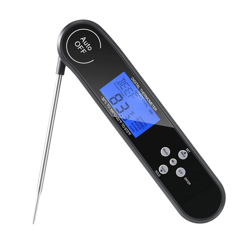 

Thermometer Digital Grill Thermometer Waterproof Candy Thermometer Smart Voice - Deep Fry Oil Thermometer Kitchen Cooking Food