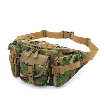 

Fashion Men Nylon Waist Pack Camouflage Bum BagTravel Hiking Belt Bag