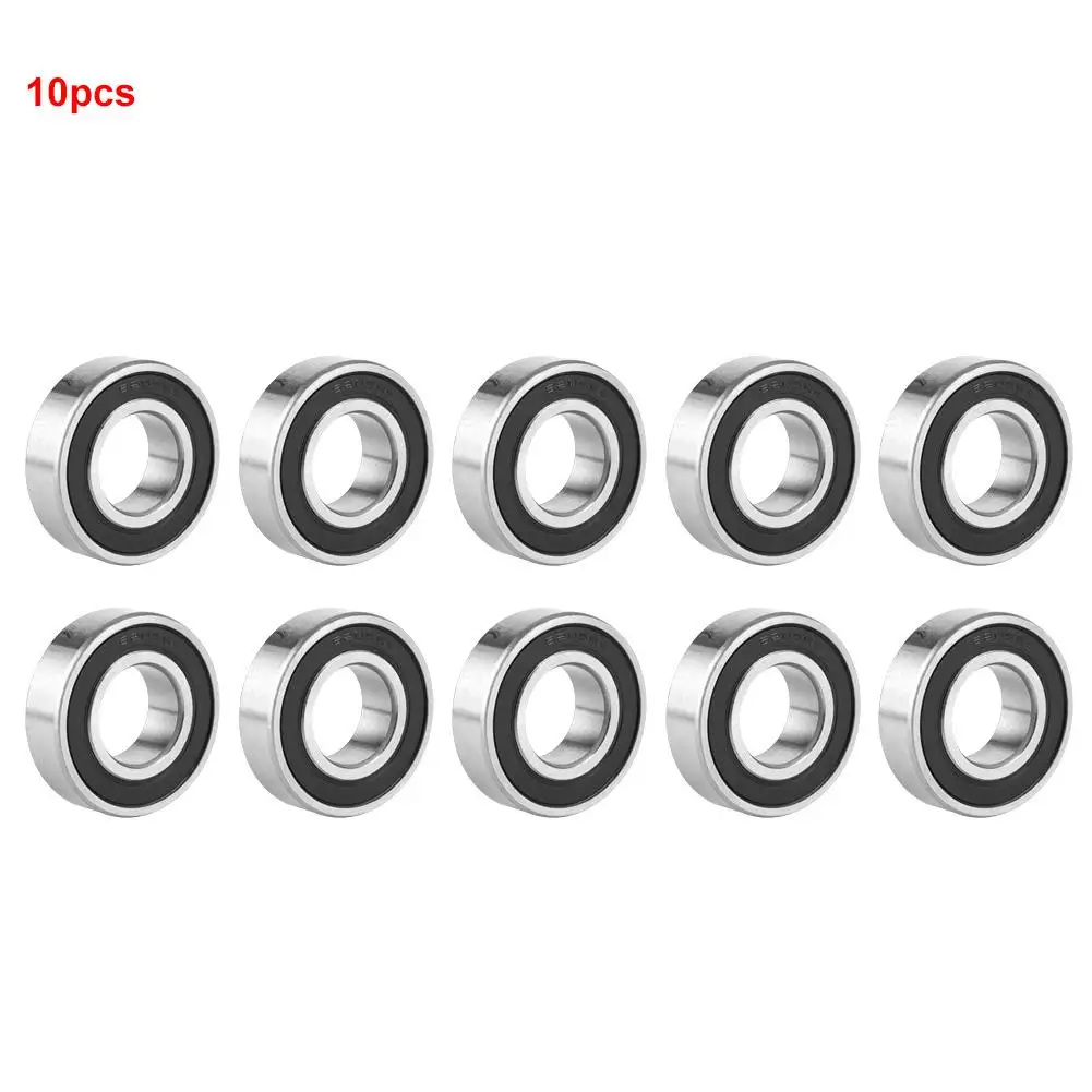 

10Pcs 6205-2RS High Speed Double-Sided Seal Deep Groove Raceway Ball Bearing 2019 new style functional fashion