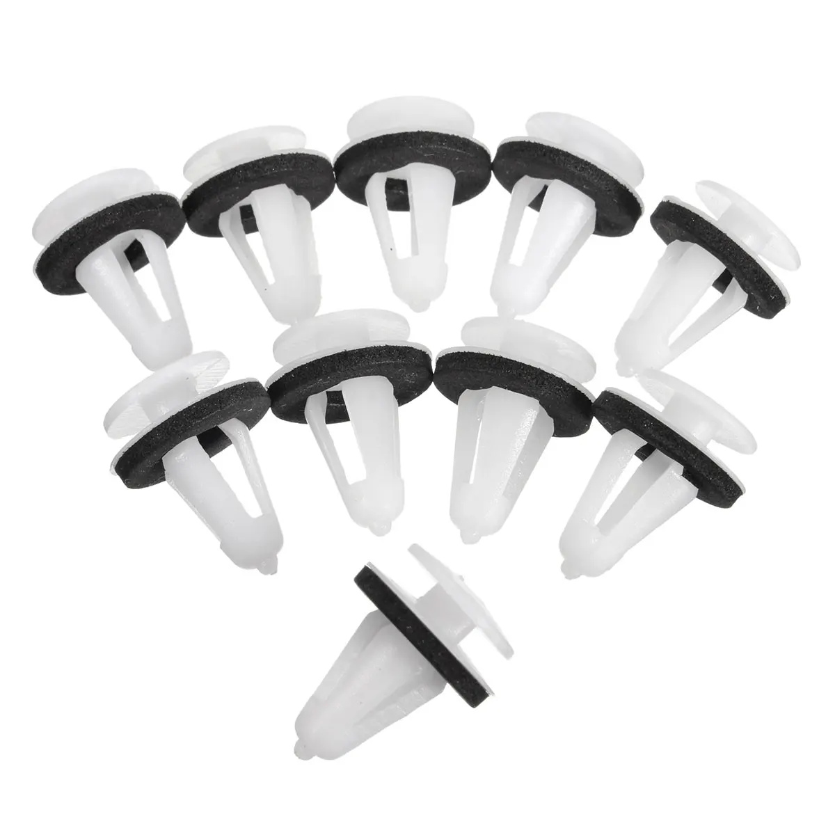 

10PCs Car Body Side Door Trim Card Fastener Retainers Panel Clamp Clips For VOLVO 140 850 940 960 460 480 fit a 6-8 mm hole