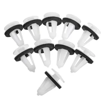 

10PCs Car Body Side Door Trim Card Fastener Retainers Panel Clamp Clips For VOLVO 140 850 940 960 460 480 fit a 6-8 mm hole