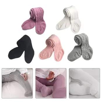 

Baby Girls Spring Solid Stocking Autumn Panty-hose Kids Cotton Anti-slip Long Tube Stocking Cute baby Soft Bebe Tight Kids