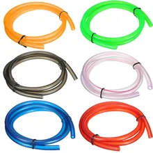 Tuyau de Moto 1 mètre 1M essence tuyau de conduite de carburant gaz tuyau de pétrole Tube Nylon doux pour Mini Moto Moto Moto de saleté Honda Suzuki Yamah