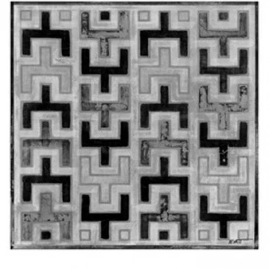 Mudcloth Black &amp White I Poster Print by Norman Wyatt (13 x 19) | Дом и сад