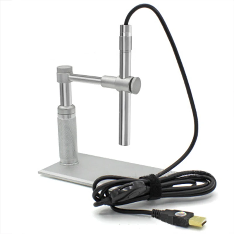 Цифровой микроскоп камера 2MP USB цифровой 500X 8LED Otoscope PCB Инспекционная эндоскоп Лупа