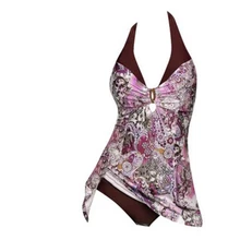 Новые женские одна деталь комплект Push up Мягкий Принт ванный комплект купальники для малышек пляжные Монокини Пляжная одежда