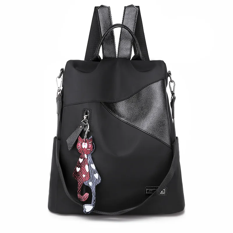 

Oxford Cloth Multi-Function One-Shoulder Bag Female Korean Version of the Influx of Canvas Fashion Leisure Bag Dual-Use Travel B