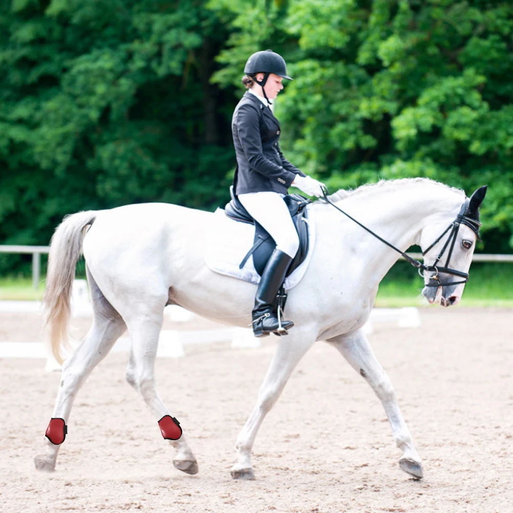 2 шт. конские задние сапоги Equine Защита ног нога лошади защита сухожилия прыжки сапоги Спорт на открытом воздухе конский хек