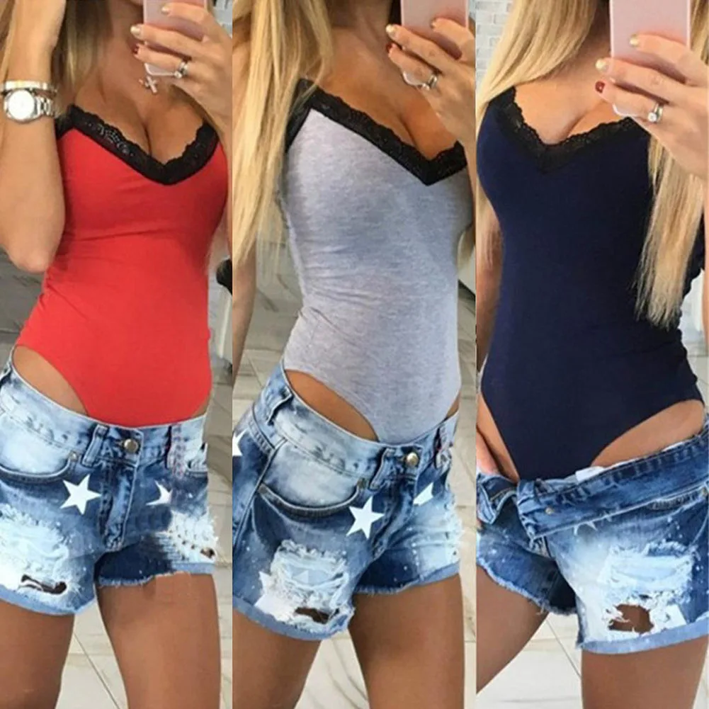 

Sexy Spaghetti Strap Backless fit Romper Body Siamese Bodysuit Slim Skinny Tight Jumpsuit Undershirt Playsuits 3 Colors