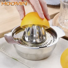 HOOMIN Multi-function ручная оранжевая лимонная фруктовый пресс выжималка соковыжималка машина из нержавеющей стали ручная соковыжималка для цитрусовых