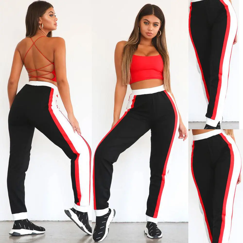 New Woman Fashion Casual Sports Ladies Tracksuit Bottoms Women Joggers
