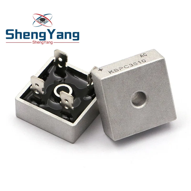 

ShengYang 1PCS 35A 1000V diode bridge rectifier KBPC3510 Diy