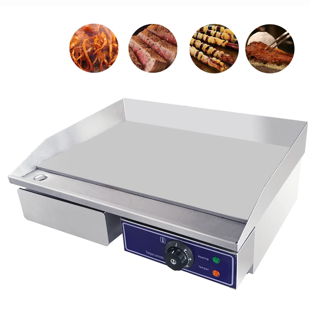 

Electric Griddle Grill Flat Hotplate CE approved Fried Pans Household for hotel commercial kitchen restaurant