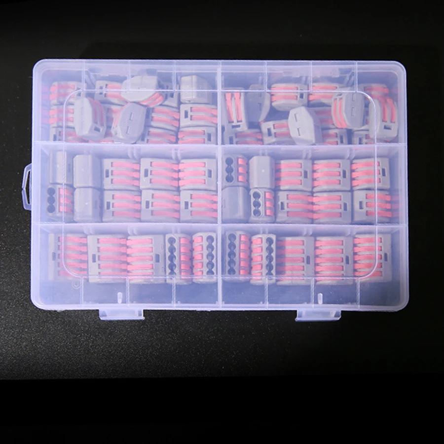 

60PCS/BOX 3 style Universal Compact Wiring Connector Terminal Block Connectors Terminator Wire Connector AWG 28-12