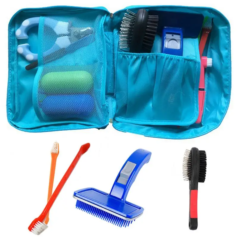 Pet Dog Cleaning Care Set Of 10 Perfect Pet Cleaning Beauty Set Colors Random Easy Carrying And Storage