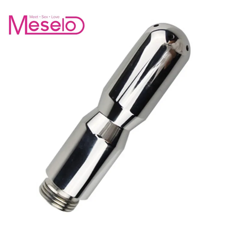 Meselo Metal Douche эротическая Анальная клизма моющая для душа Чистка секс-игрушки