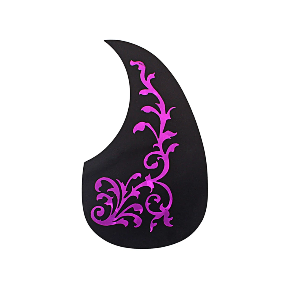 

1 Pc Guitar Pickguard Anti-Scratch Guard Plate Self-adhesive Guitar Pick Rosy Tree Vine Flower Guard Sticker 128mm