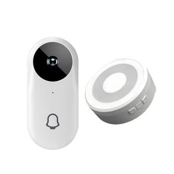 

New-Hd 960P Smart Wifi Doorbell With Receiver Wireless Security Visual Intercom Recording Video Door Phone Remote Home Monitor