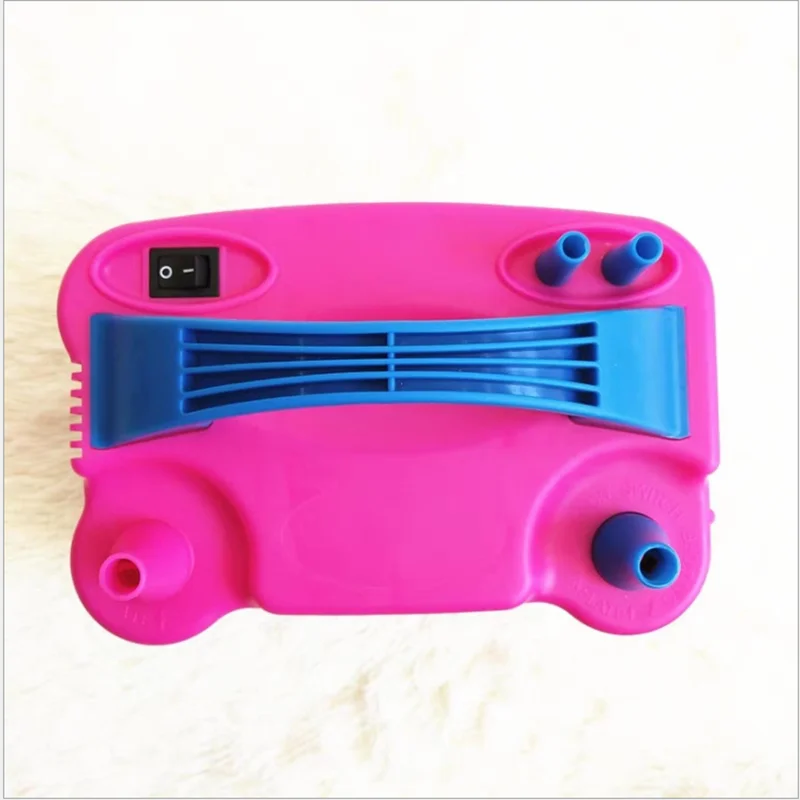 Online 1PC 220V High Power Two Nozzle AC Inflatable Electric Balloon Pump Air Balloon Pump Air Blower Balloon Inflator Pump Portable