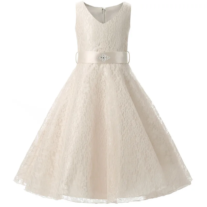 

Baby Girl Clothing Dresses For Girls Teenager Elegant Wedding Dress Ceremony First Communion Princess Prom Gown Plus Size 14ys
