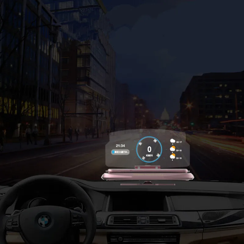 Auto HUD Head Up Display Windschutzscheibe Projektor Universal Handy Halter Multifunktions Für iPho