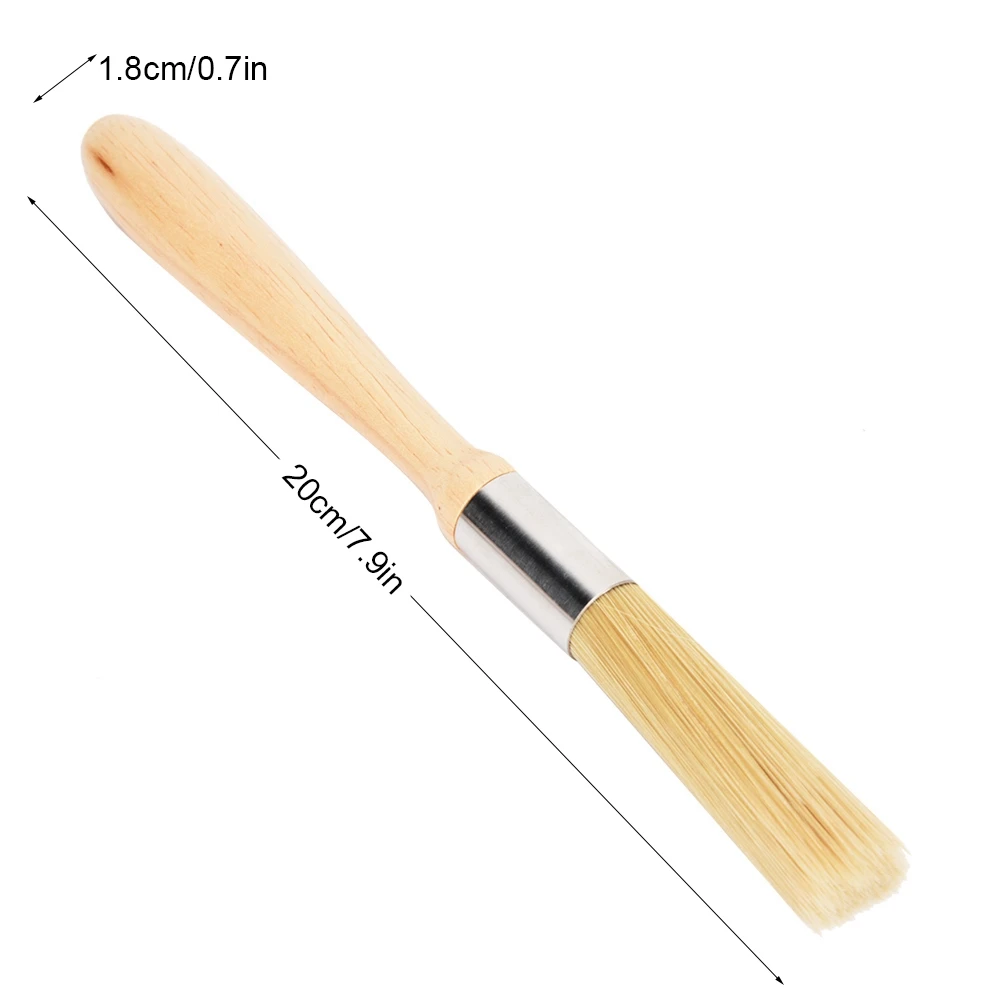 Деревянная ручка щетка для чистки Кофемолки эспрессо ЩЕТОЧНЫЕ Аксессуары Инструмент Кисть для эспрессо