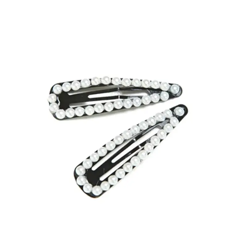 

2pcs Pearl Hair Clips Chic Snap Hair Clips Hair Accessories Hair Pins Barrettes for Kids Girls Toddlers