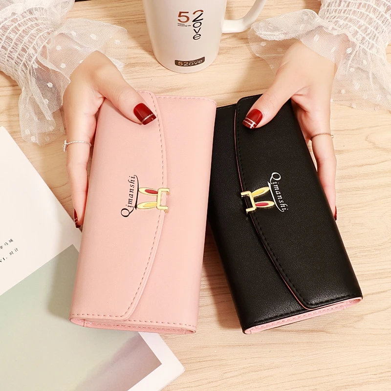 

Wallet Female Long Cute Minimalist Small Fresh Student Large Capacity Personality Wallet