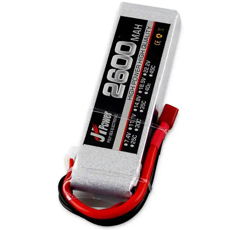 Новинка 2019 JH Lipo RC автомобильный аккумулятор 2600 2s 35c 7 4 v T/TX60 разъем для 1/10