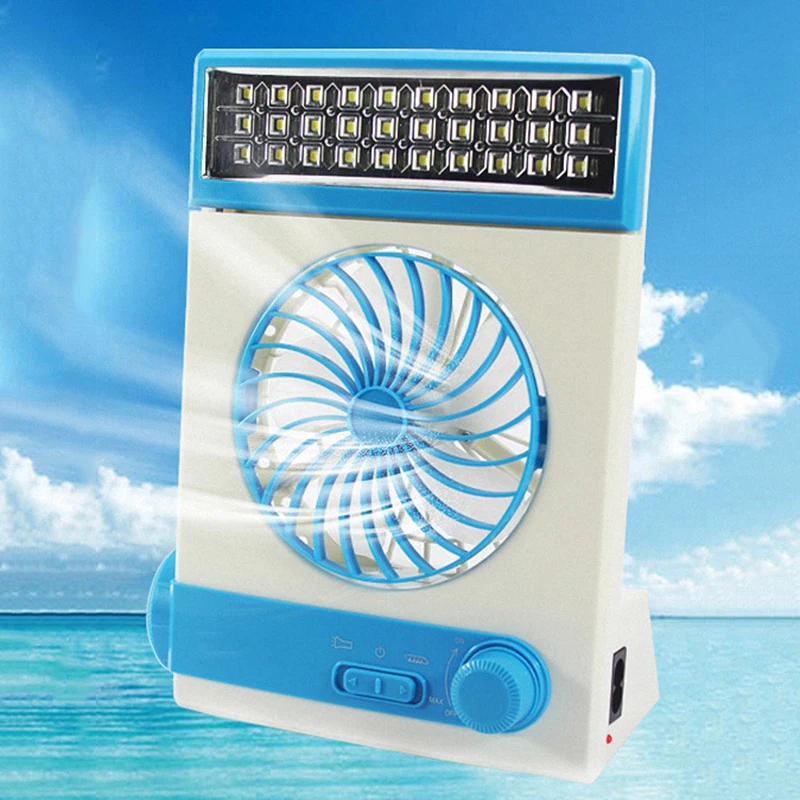 

Rechargeable Camping Fan Light Flashlight Lantern Solar AC Chargers Tent Hiking