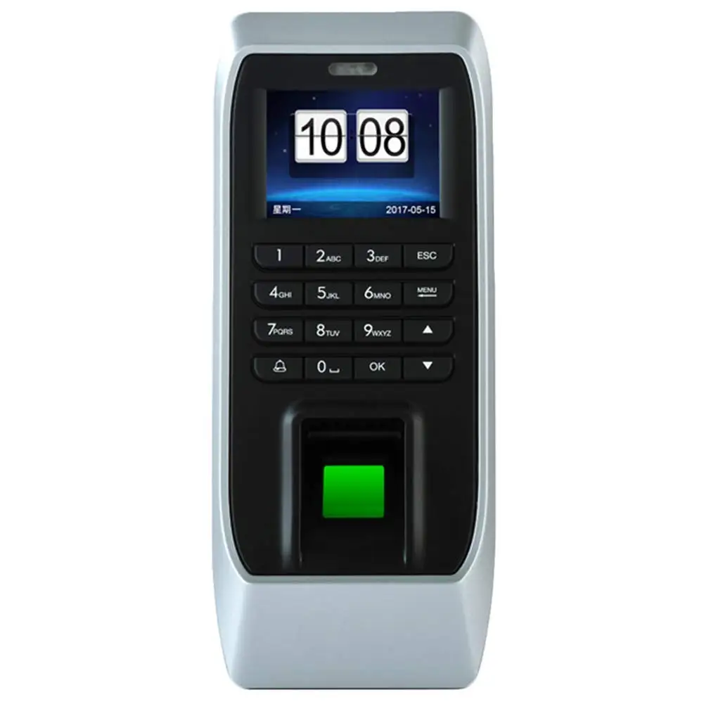 

MOOL Biometric Fingerprint Time Attendance Clock Recorder Employee HD Screen Fingerprint Access Control System Attendance Mach