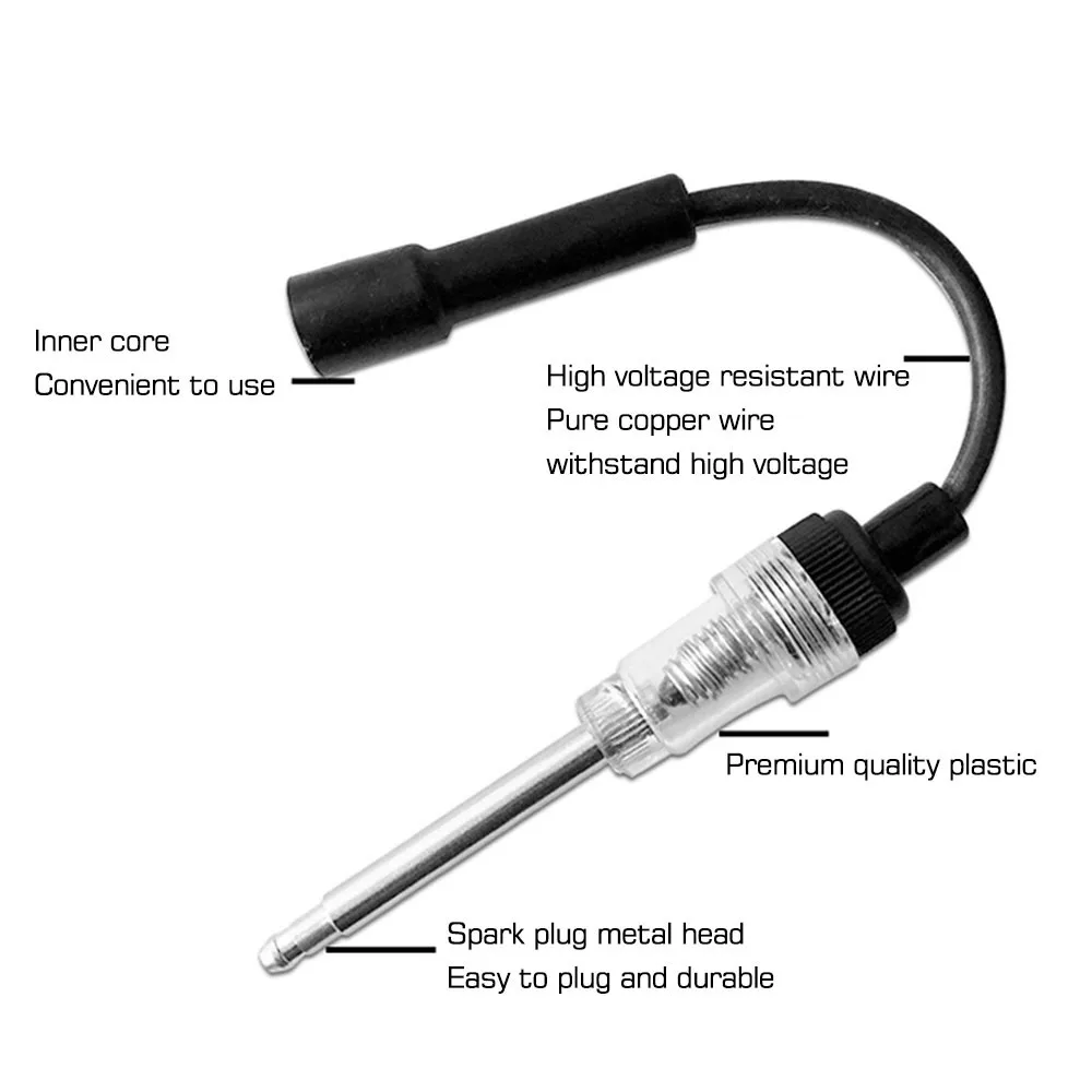Тестер свечей зажигания двигателя тестер катушки зажигания диагностический детектор инструмент для автомобильного ремонта автомобиля контрольный инструмент