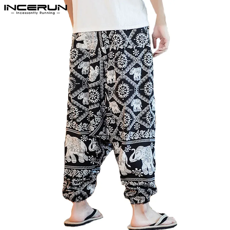 Baggy Loose Cotton Harem Pants мужские