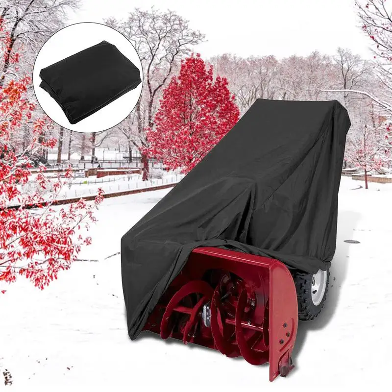 Windproof Snow 300D Durable Polyester Fabric Snow Cover Waterproof Snow Blowers Covers For 210D Snow Thrower Cover