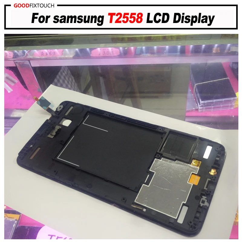 

For Samsung Galaxy T2558 LCD Display Touch Screen Digitizer Assembly Replacement Parts with frame FOR T2558 LCD