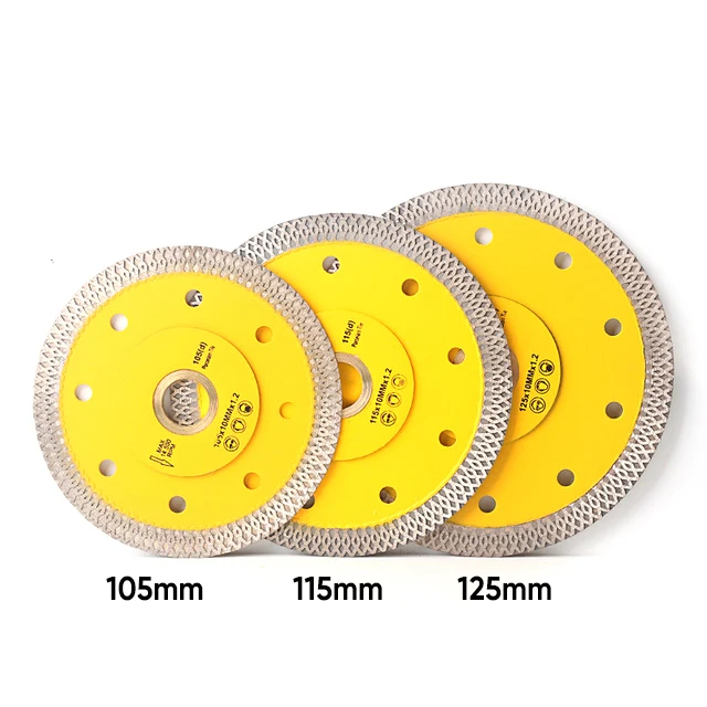 105/115 мм/125 мм супер тонкий алмазный круглый диск для резки фарфоровой плитки