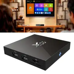 X96 4 ядра 1 Гб + 8 Android 7.1.2 Amlogic S905W DLNA Wi-Fi Смарт ТВ коробка